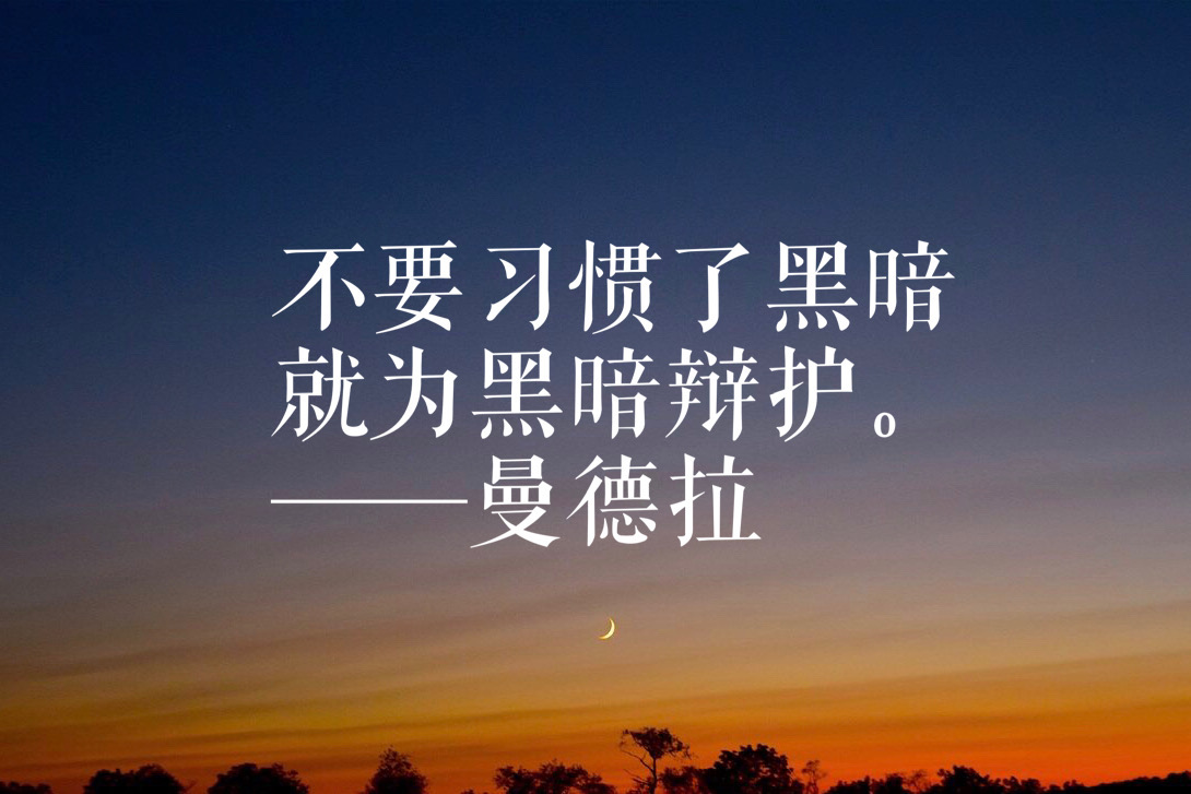 曼德拉语录（漫漫自由路经典名句）