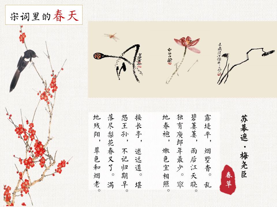 关于春天的宋词有哪些（宋词描写春天的诗句）