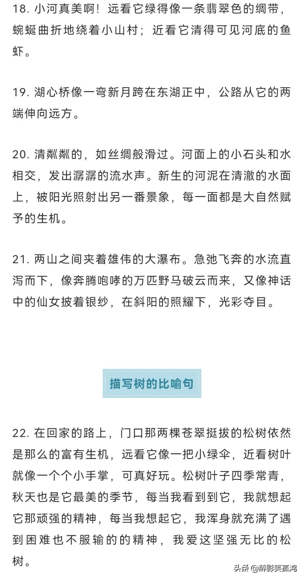 写景的好句（优美的写景句子摘抄）