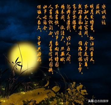苏轼水调歌头全诗（苏轼水调歌头全诗原文）