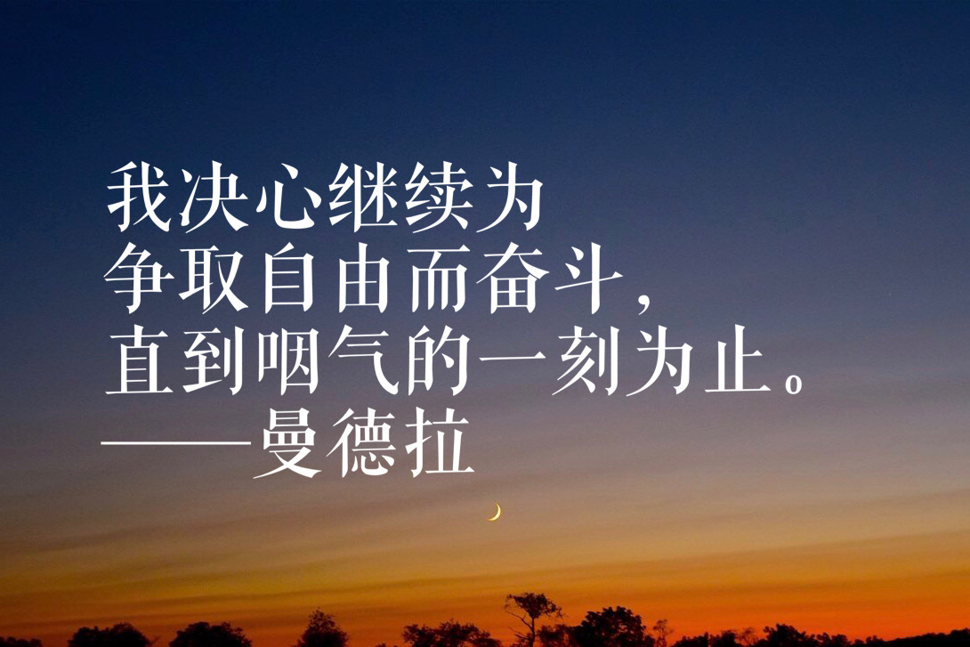 曼德拉语录（漫漫自由路经典名句）