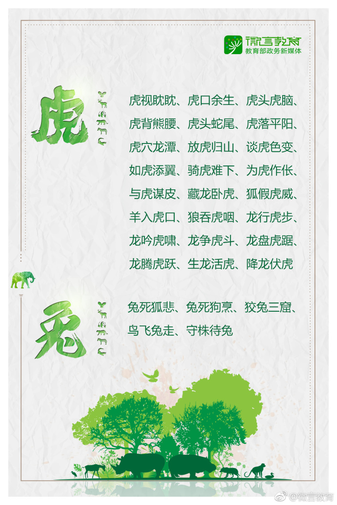 描写动物的成语有哪些（描写动物的四字成语大全）