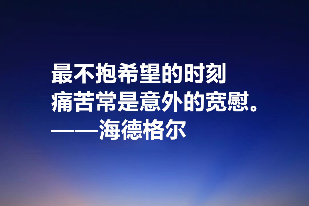 海德格尔的名言名句（德国哲学家海德格尔的名言）
