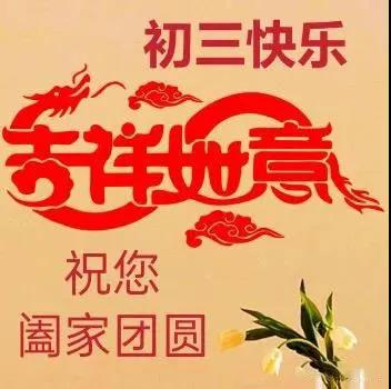 虎年初三祝福语简短（大年初三的祝福句子）
