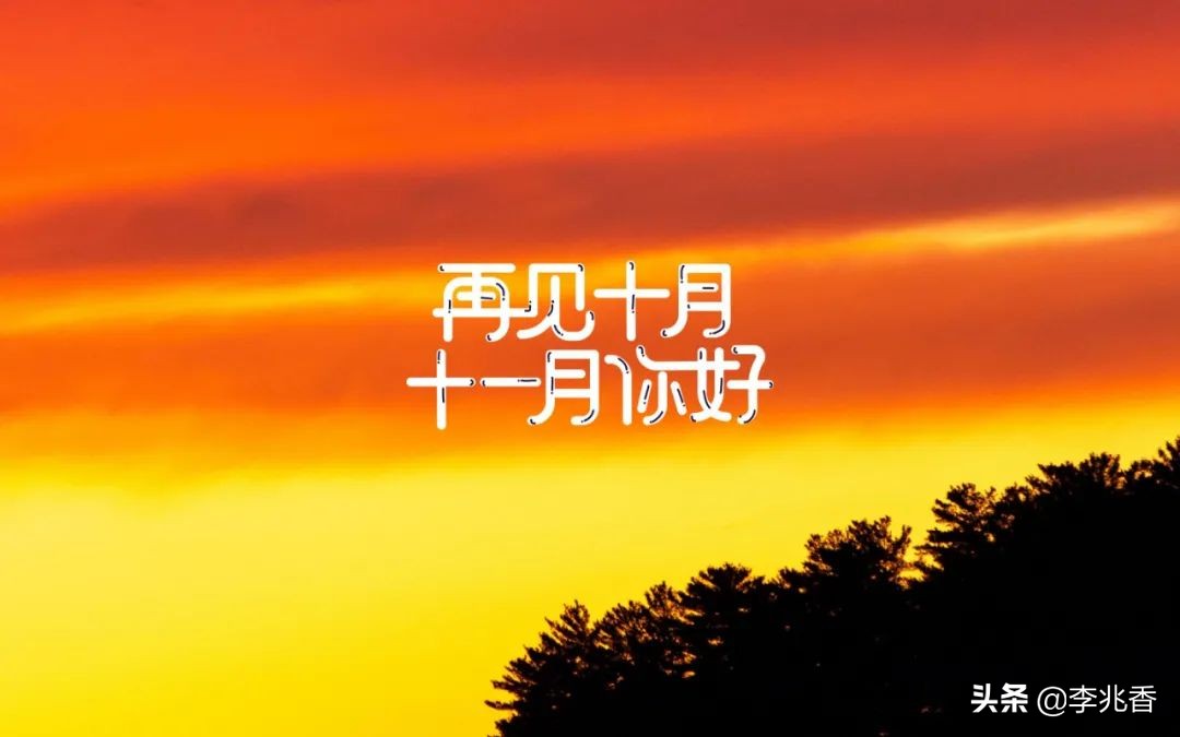 十月再见十一月你好的句子说说（十一月的优美句子）