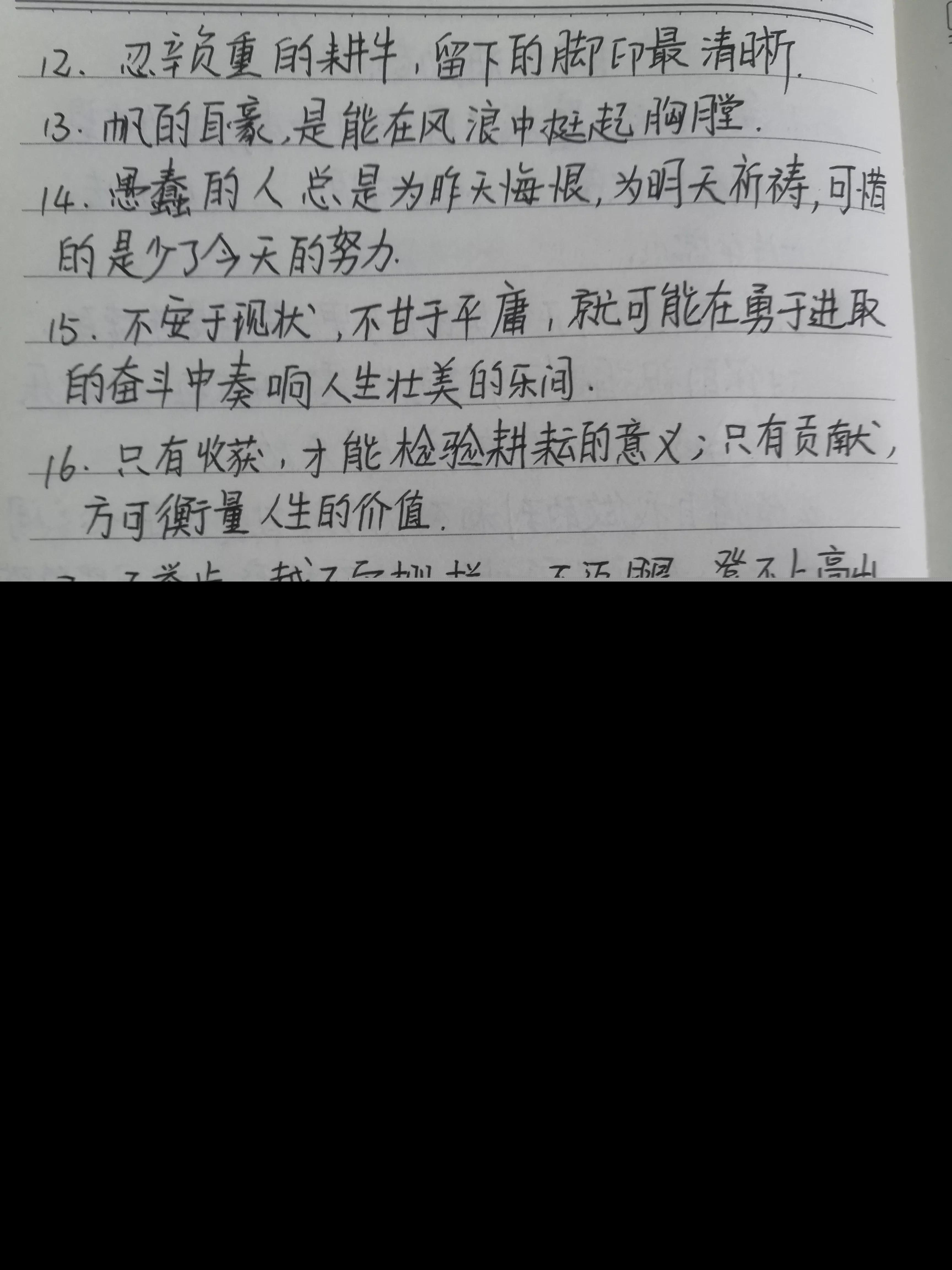 为中考加油的暖心句子（关于中考的唯美语录）