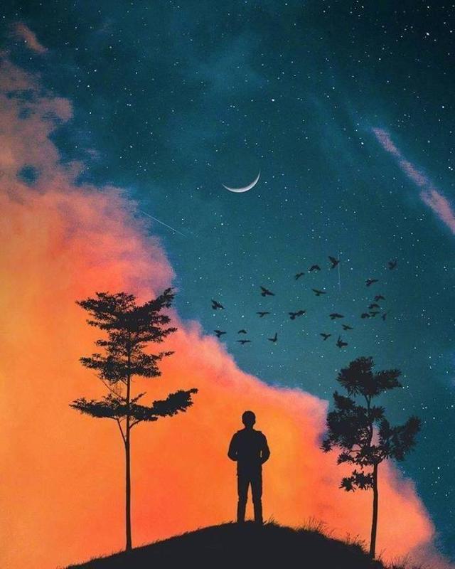 夜深人静时候感慨的句子（深夜了感慨人生的语录）