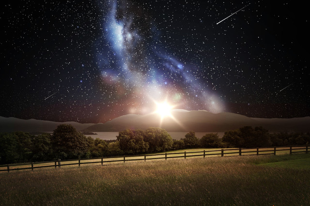 夜晚星空的优美句子（描写夜晚景色的优美句子）