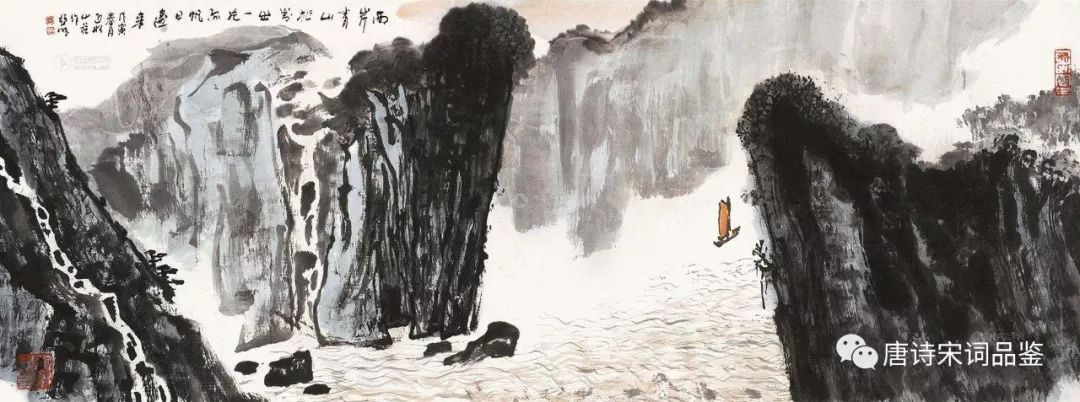 望天门山赏析简短(古诗望天门山诗意讲解)