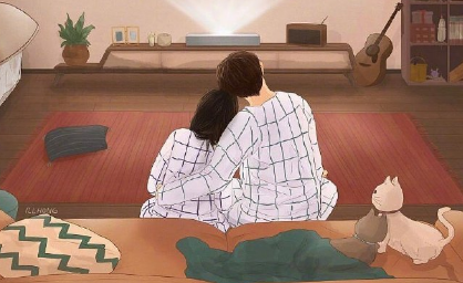 幸福的句子甜蜜情侣的（一句简单晒幸福的句子）
