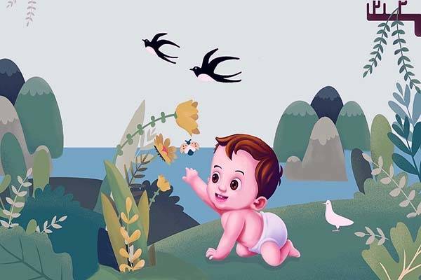 婴儿降生的唯美句子（抖音最火晒娃的句子）