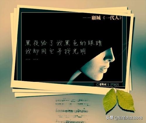 顾城最经典的诗歌赏析（顾城最经典的十首诗）