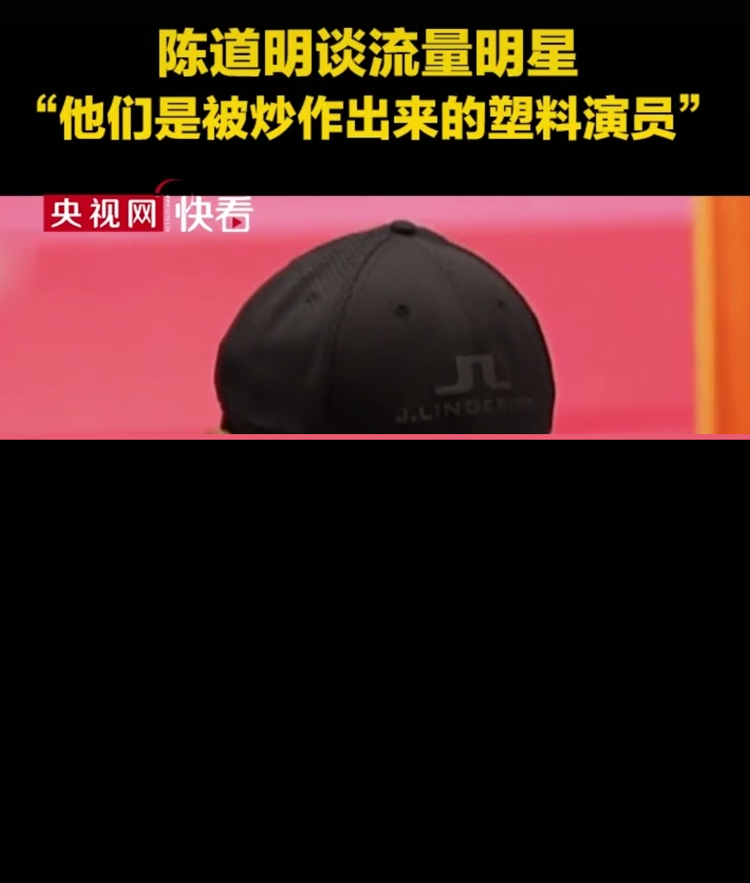 陈道明痛批流量明星（被炒作的塑料演员）