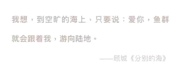 顾城情诗短句（顾城最美的情诗）