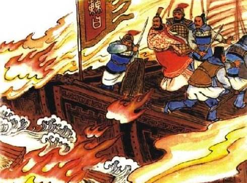 东风不与周郎便（铜雀春深锁二乔的典故）