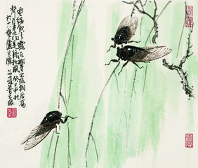 古诗蝉带拼音的诗（蝉的全文赏析及解释）