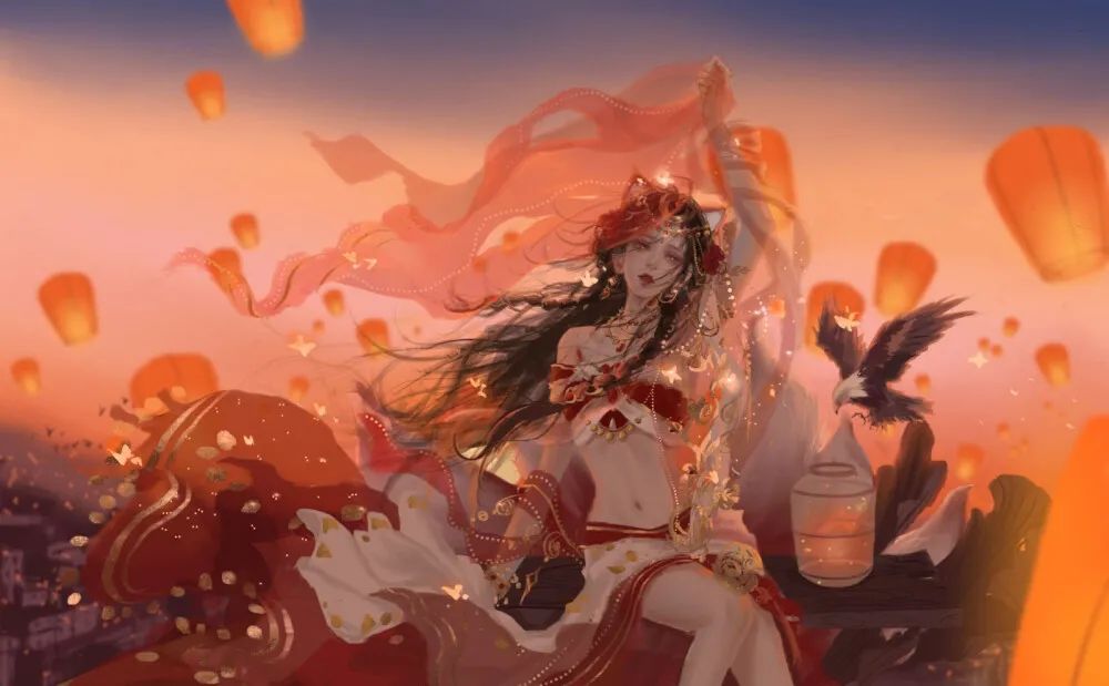 古装美女动漫头像（唯美古装图片动漫）
