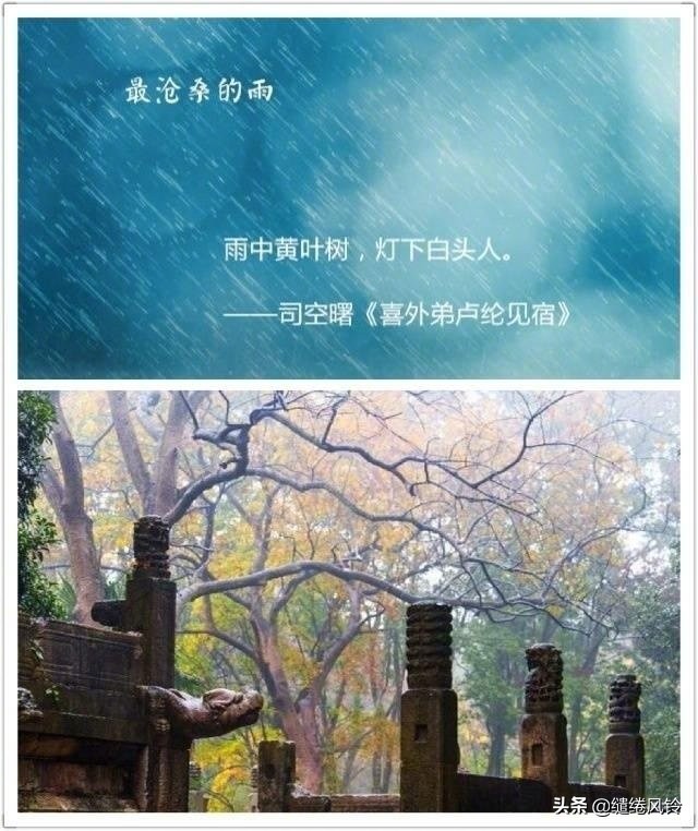下雨的诗句伤感的古诗（表达下雨时的伤感诗词）