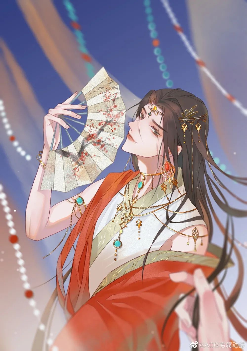 古装美女动漫头像（唯美古装图片动漫）