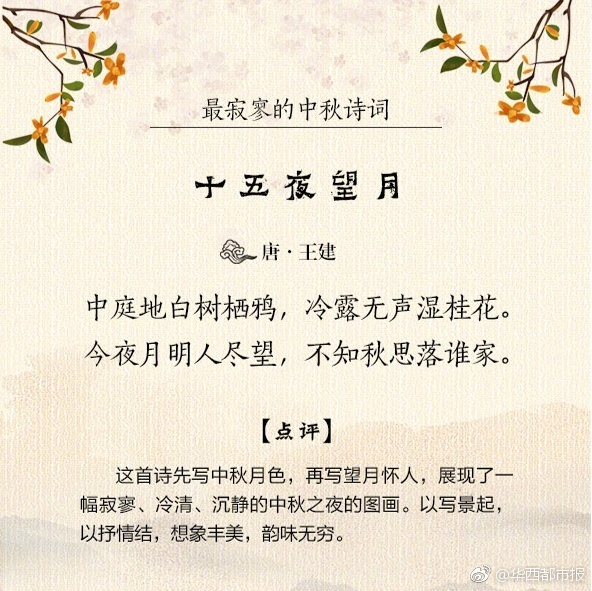 描写中秋诗句古诗（关于中秋古诗的诗句）