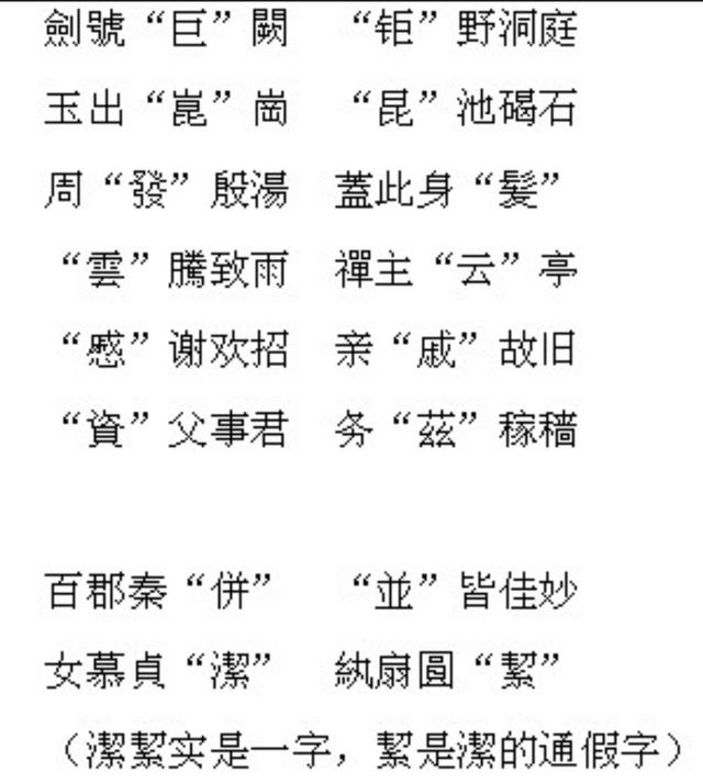 千字文解释及释义（千字文详细注释与解释 ）
