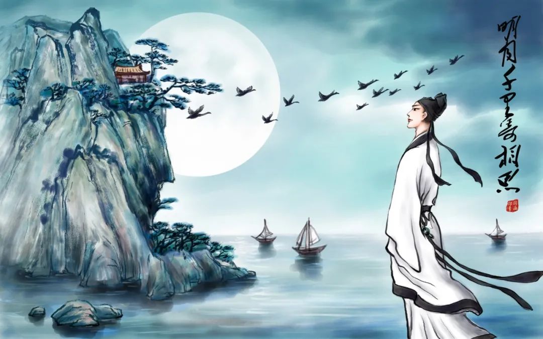 描写中秋月亮的优美语段（中秋描写月亮唯美句子）