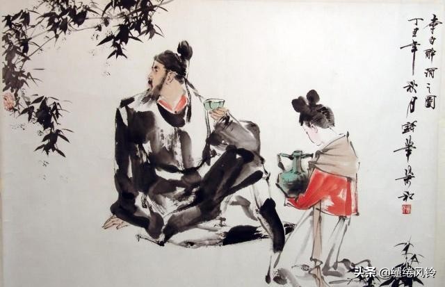 李白赠汪伦古诗图片（赠汪伦原文赏析及译文）