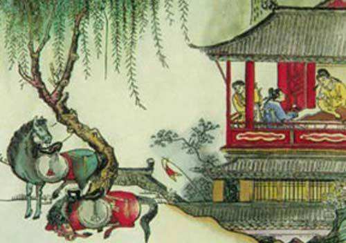 折柳送别的诗句古诗（折柳送别的唯美句子）