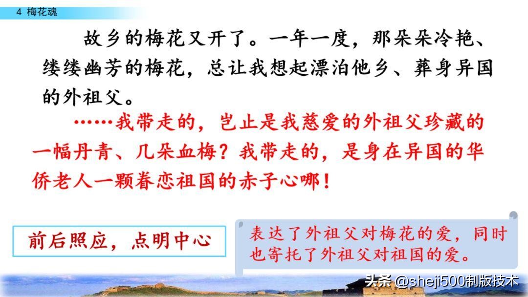 课文梅花魂指的是什么（梅花魂全文知识）