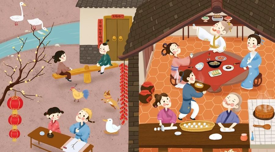 春节的诗句古诗大全（关于春节的古诗词语）