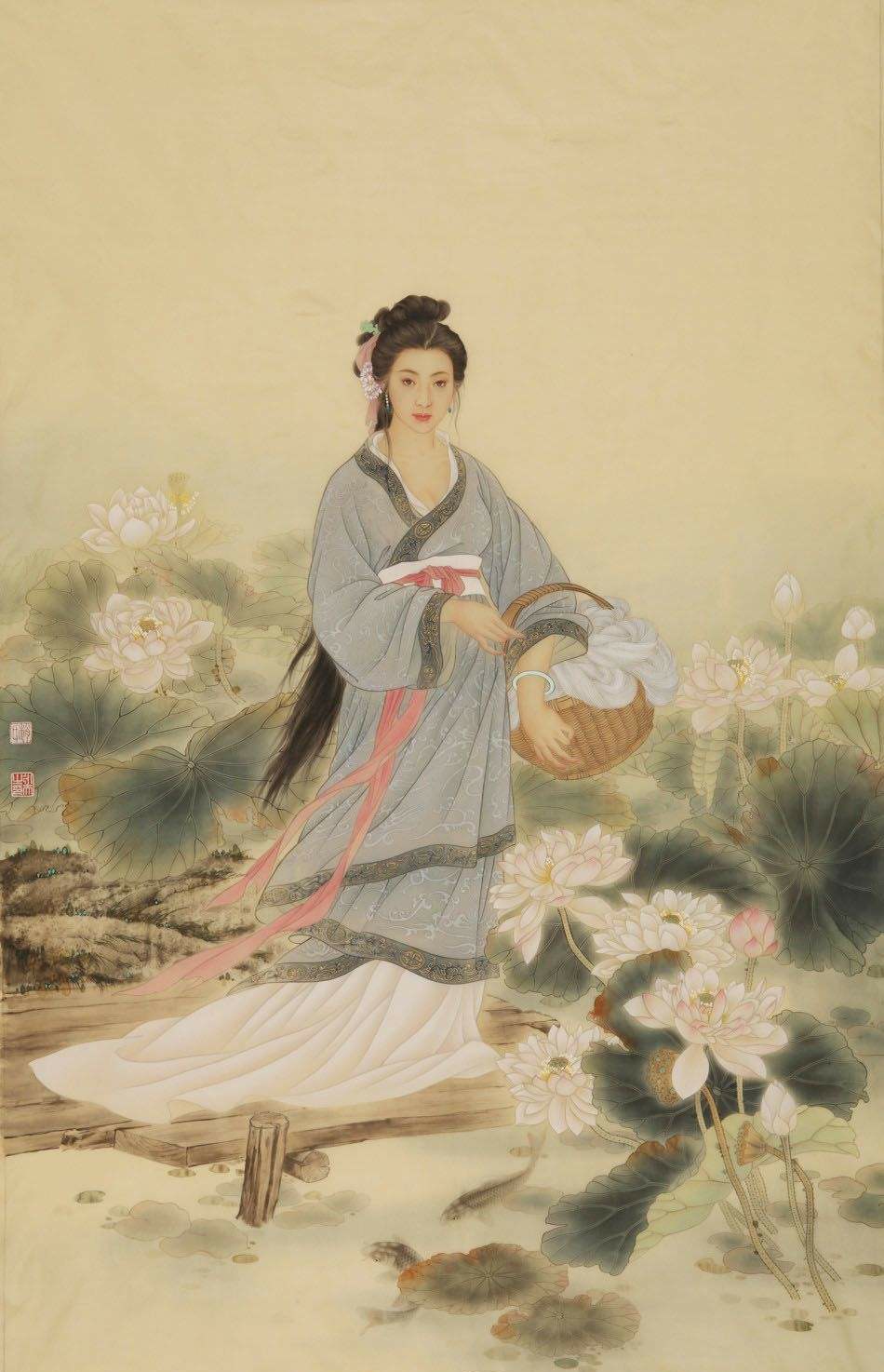 晒自己长头发写说说（待我长发及腰唯美句子）