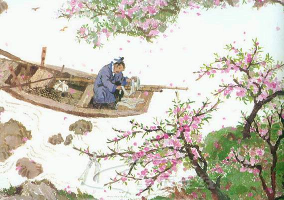 桃花源记思维导图内容（关于桃花源记全文鉴赏）