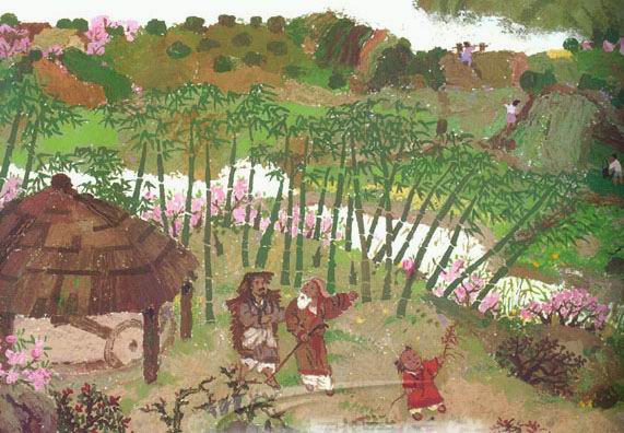 桃花源记思维导图内容（关于桃花源记全文鉴赏）