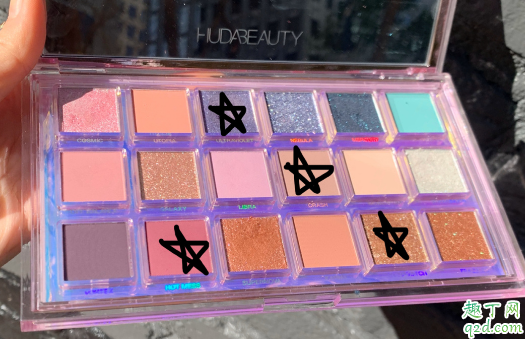 huda beauty水星逆行18色眼影盘多少钱 huda beauty水逆眼影盘18色试色