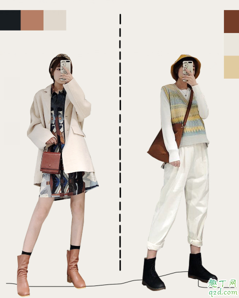 降温时髦穿搭攻略 2019秋冬穿搭look女生