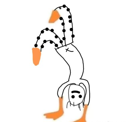 鸭子的身体怎么画图片 微博上很火的给鸭画身体图片