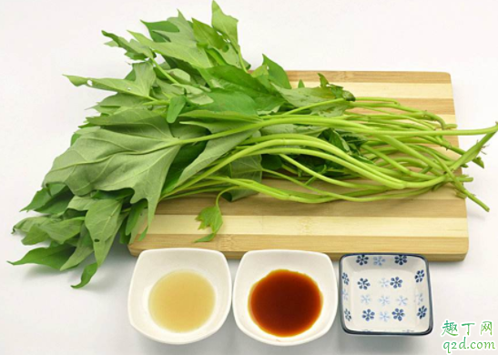 红薯叶圆的好吃还是五角的好吃 红薯叶怎么做不变黑