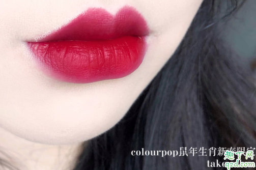 colourpop鼠年唇釉on cloud dynasty是什么颜色 卡拉泡泡on cloud dynasty试色