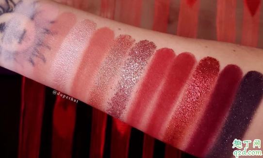 colourpop2020情人节限定彩妆多少钱 colourpop情人节眼影盘all that手臂试色