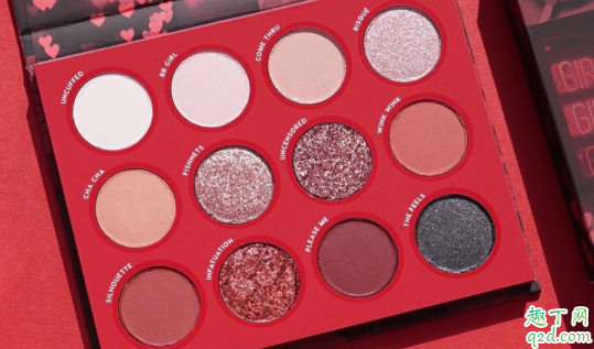 colourpop2020情人节限定彩妆多少钱 colourpop情人节眼影盘all that手臂试色