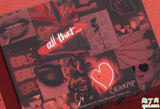 colourpop2020情人节限定彩妆多少钱 colourpop情人节眼影盘all that手臂试色