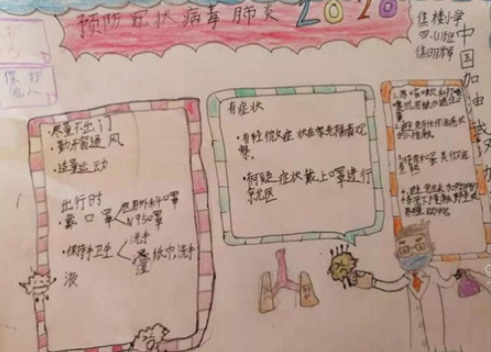 2020武汉疫情加油手抄报图片 防控疫情手抄报内容及图片小学