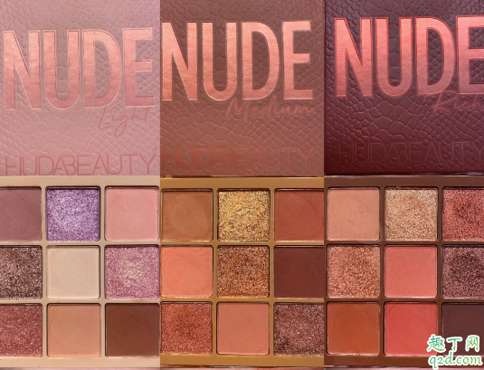 huda beauty nude9色眼影盘多少钱 huda beauty nude9色眼影盘试色