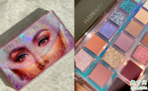 huda beauty水星逆行18色眼影盘多少钱 huda beauty水逆眼影盘18色试色
