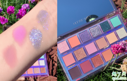 huda beauty水星逆行18色眼影盘多少钱 huda beauty水逆眼影盘18色试色