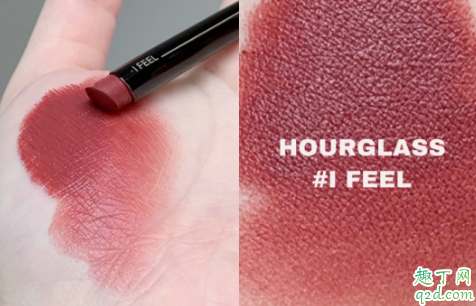 hourglass烟管口红新色I feel是什么颜色 hourglass新色I feel口红试色