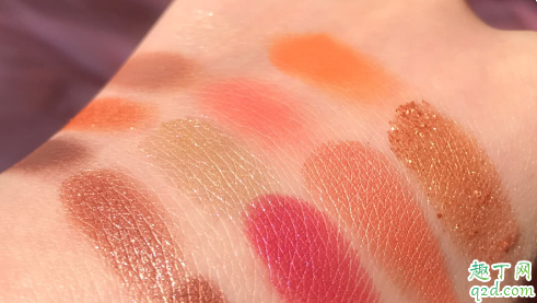 Nars2020春季眼影盘afterglow值得入手吗 Nars眼影盘afterglow12色试色