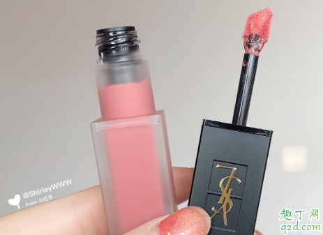 YSL黑盖丝绒唇釉204适合黄皮吗 ysl204和ysl金盖16试色对比