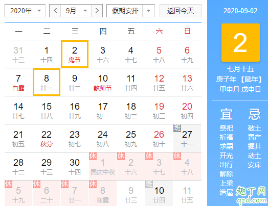 2020年阴历几月几日鬼节 2020中元节出生的孩子好吗