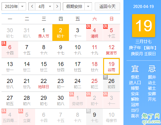 谷雨每年都是4月20日吗 每年的谷雨是同一天吗